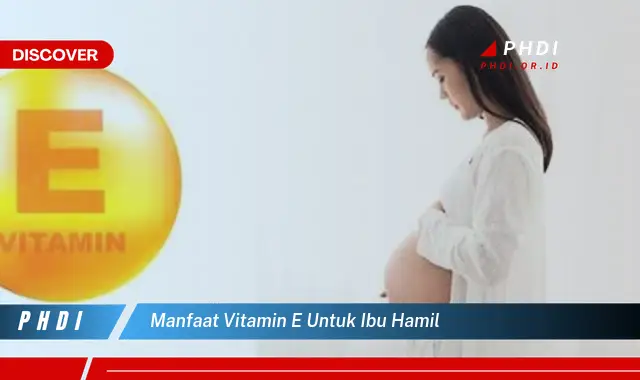 manfaat vitamin e untuk ibu hamil