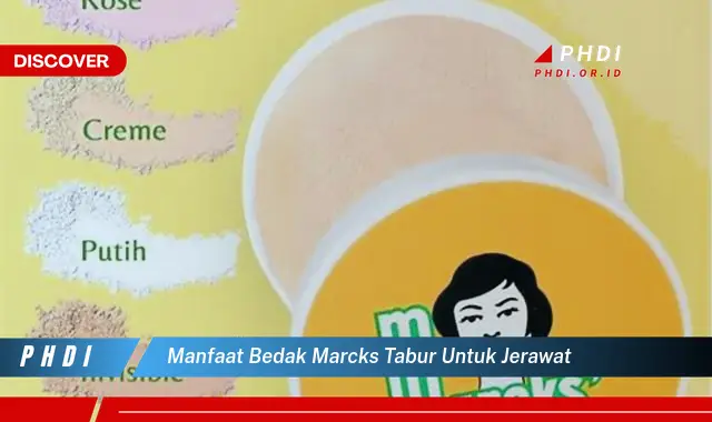 manfaat bedak marcks tabur untuk jerawat