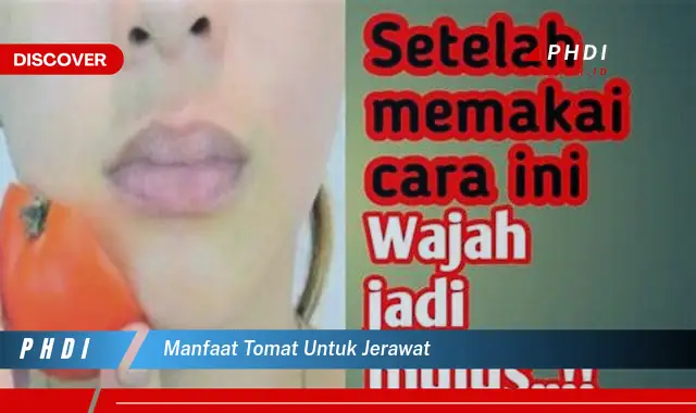 manfaat tomat untuk jerawat