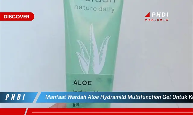 manfaat wardah aloe hydramild multifunction gel untuk kulit berjerawat