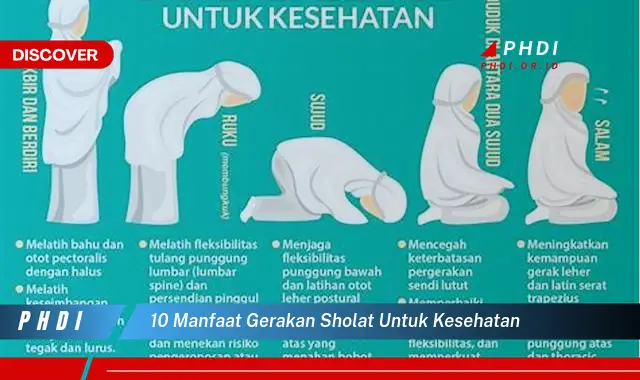 10 manfaat gerakan sholat untuk kesehatan