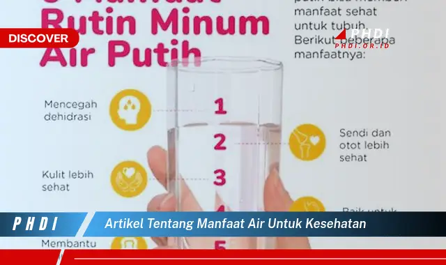 artikel tentang manfaat air untuk kesehatan