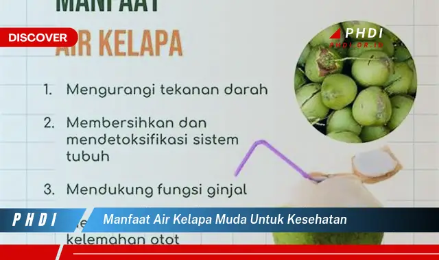 manfaat air kelapa muda untuk kesehatan