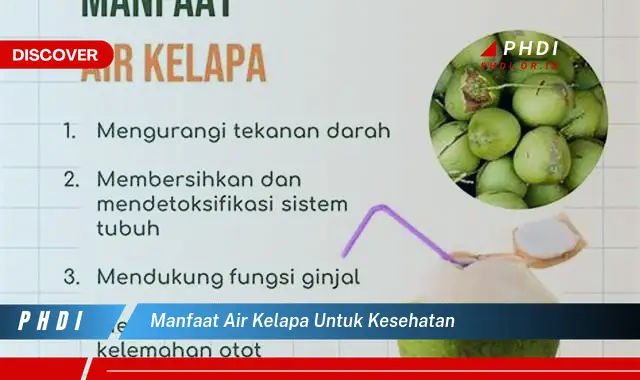 manfaat air kelapa untuk kesehatan