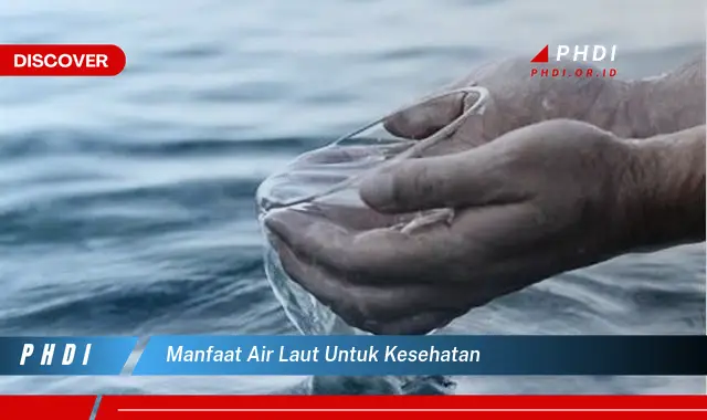 manfaat air laut untuk kesehatan