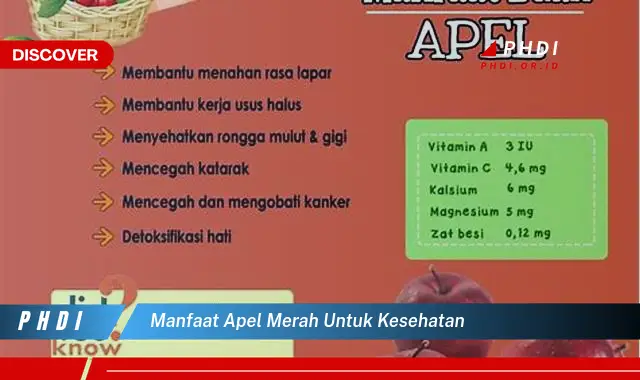 manfaat apel merah untuk kesehatan