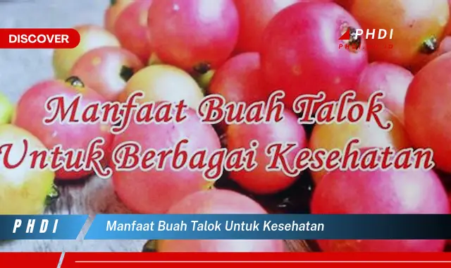 manfaat buah talok untuk kesehatan