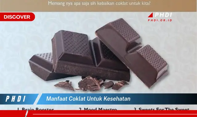 manfaat coklat untuk kesehatan