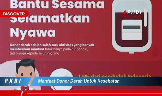 manfaat donor darah untuk kesehatan