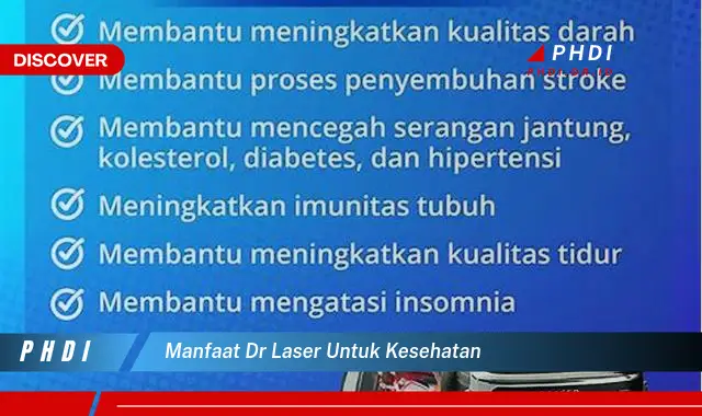 manfaat dr laser untuk kesehatan