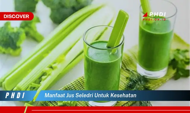 manfaat jus seledri untuk kesehatan