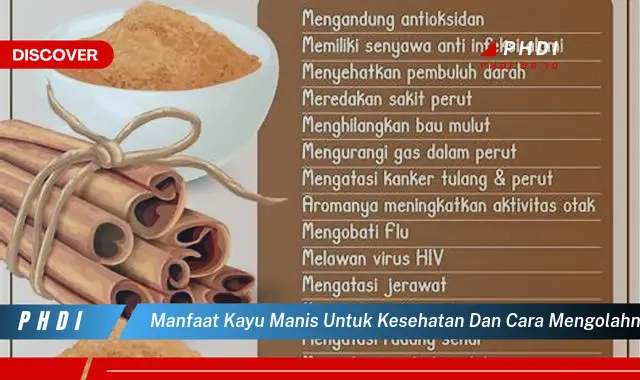 manfaat kayu manis untuk kesehatan dan cara mengolahnya