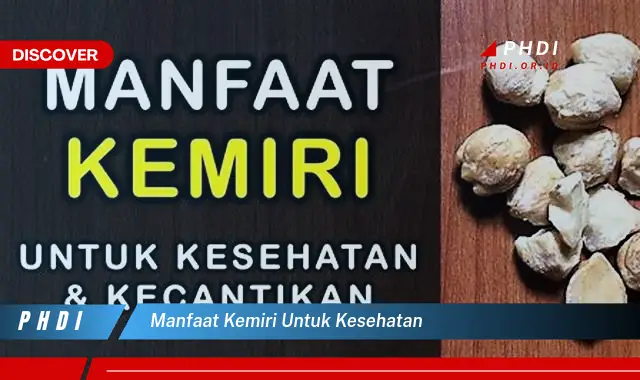 manfaat kemiri untuk kesehatan