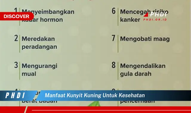 manfaat kunyit kuning untuk kesehatan