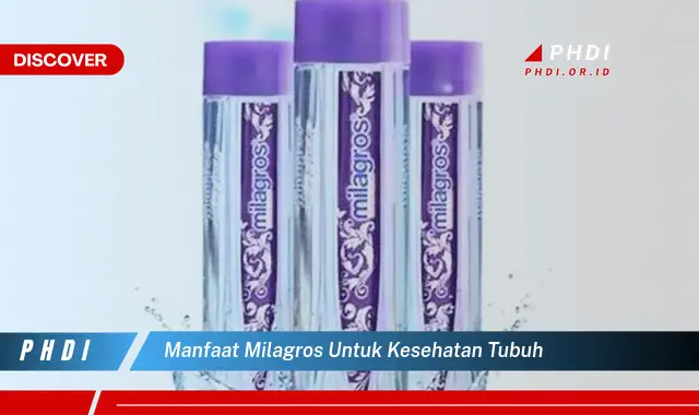 manfaat milagros untuk kesehatan tubuh