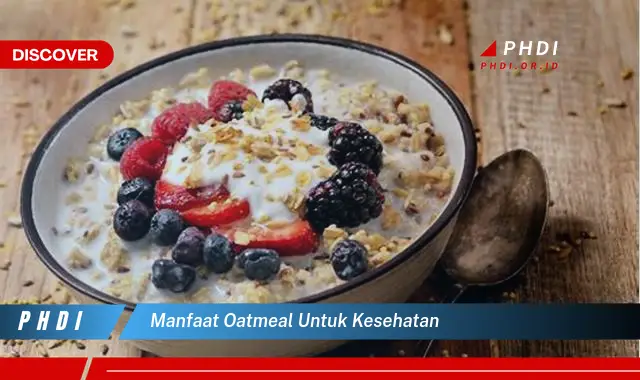 manfaat oatmeal untuk kesehatan