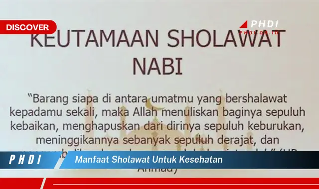 manfaat sholawat untuk kesehatan