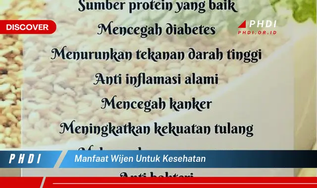 manfaat wijen untuk kesehatan