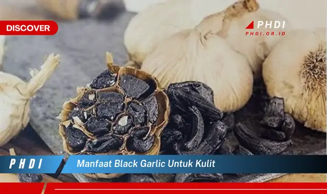 manfaat black garlic untuk kulit