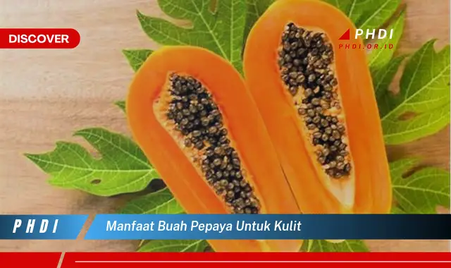 manfaat buah pepaya untuk kulit