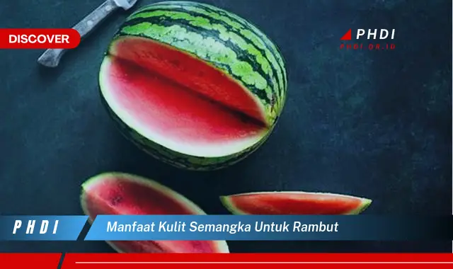 manfaat kulit semangka untuk rambut