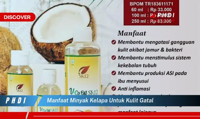 manfaat minyak kelapa untuk kulit gatal