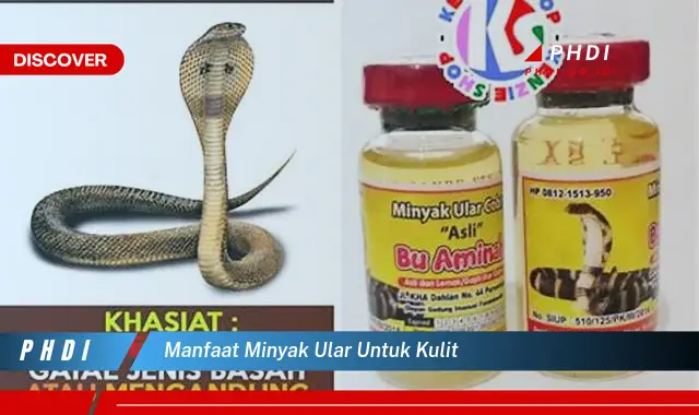 manfaat minyak ular untuk kulit