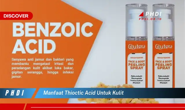 manfaat thioctic acid untuk kulit