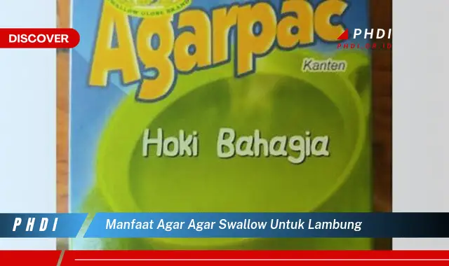 manfaat agar agar swallow untuk lambung