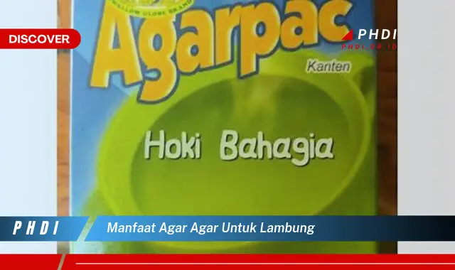 manfaat agar agar untuk lambung