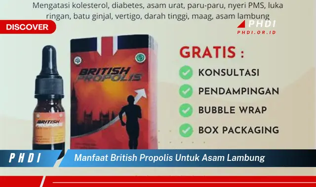 manfaat british propolis untuk asam lambung