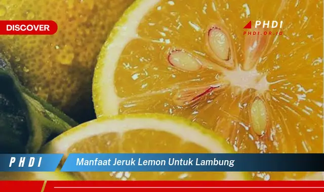 manfaat jeruk lemon untuk lambung