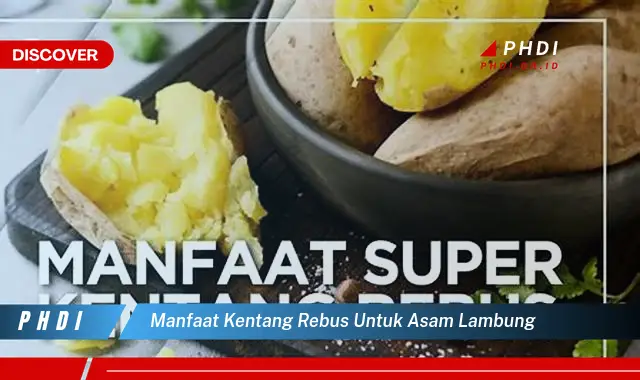 manfaat kentang rebus untuk asam lambung