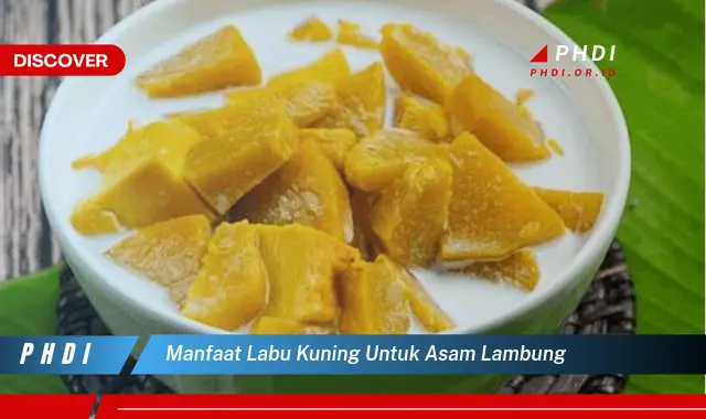 manfaat labu kuning untuk asam lambung