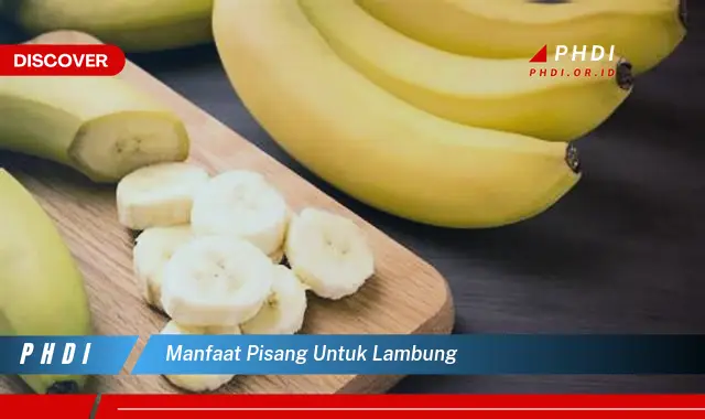 manfaat pisang untuk lambung