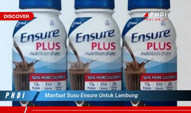 manfaat susu ensure untuk lambung