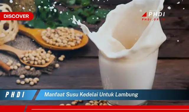 manfaat susu kedelai untuk lambung