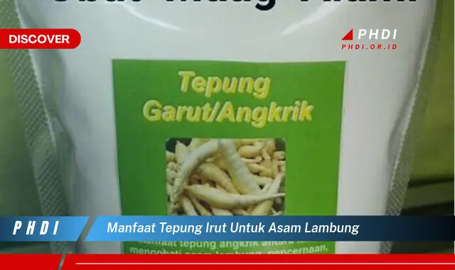 manfaat tepung irut untuk asam lambung