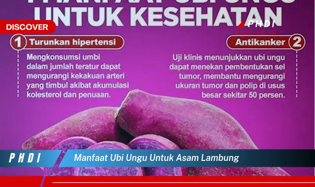 Temukan 7 Manfaat Ubi Ungu untuk Lambung yang Bikin Kamu Penasaran