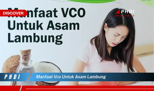 manfaat vco untuk asam lambung