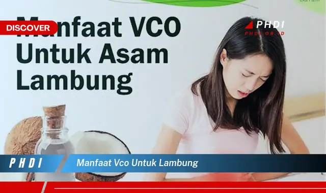 manfaat vco untuk lambung