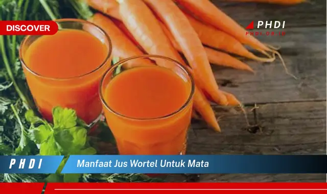 manfaat jus wortel untuk mata