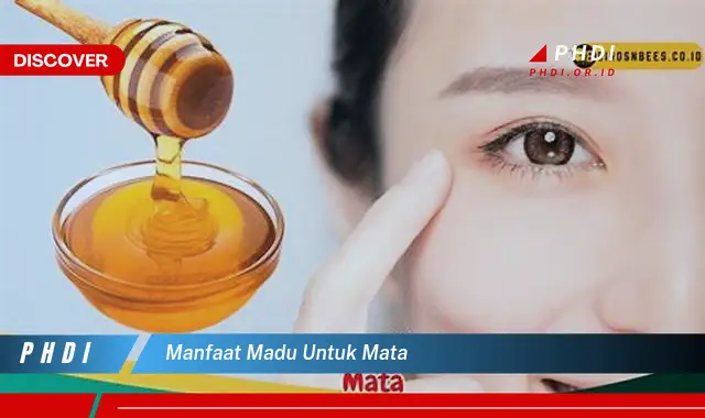 manfaat madu untuk mata