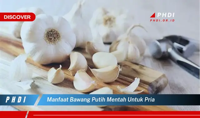 manfaat bawang putih mentah untuk pria