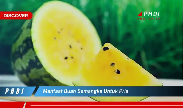 manfaat buah semangka untuk pria