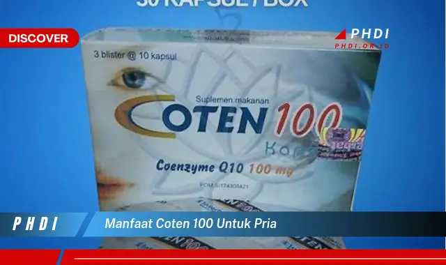 manfaat coten 100 untuk pria