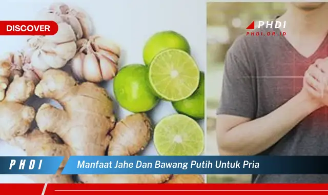 manfaat jahe dan bawang putih untuk pria