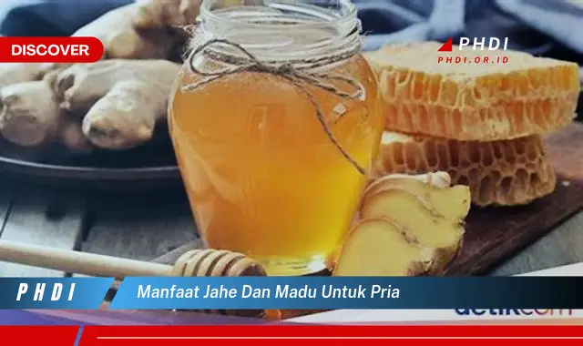 manfaat jahe dan madu untuk pria