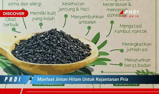 manfaat jintan hitam untuk kejantanan pria