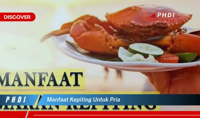 manfaat kepiting untuk pria